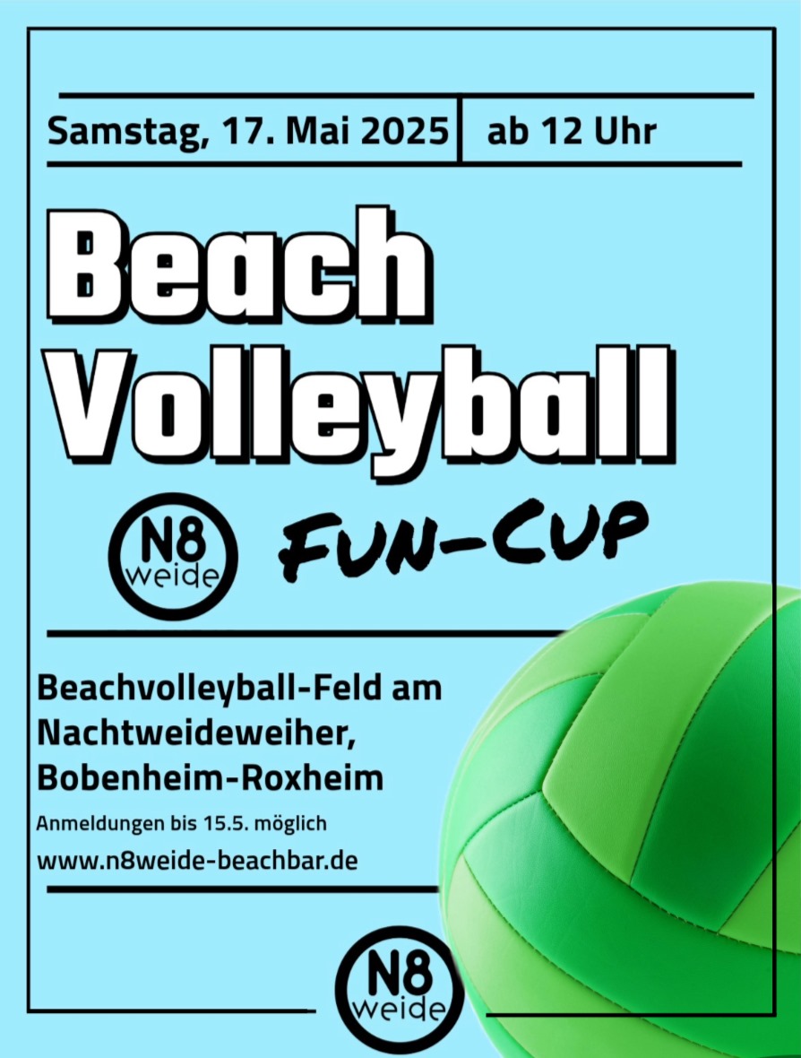 Offizielle Eröffnung Beachvolleyballfeld - N8 Weide Fun Cup